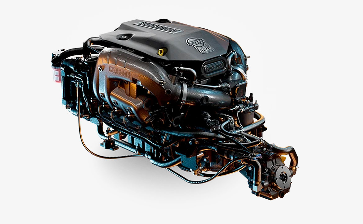 Monsoon M6 Engine by Marine Components.